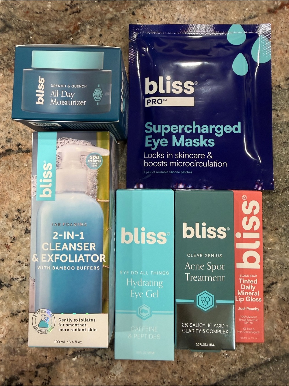 bliss Hydrating Skincare Set - Aqua Blue